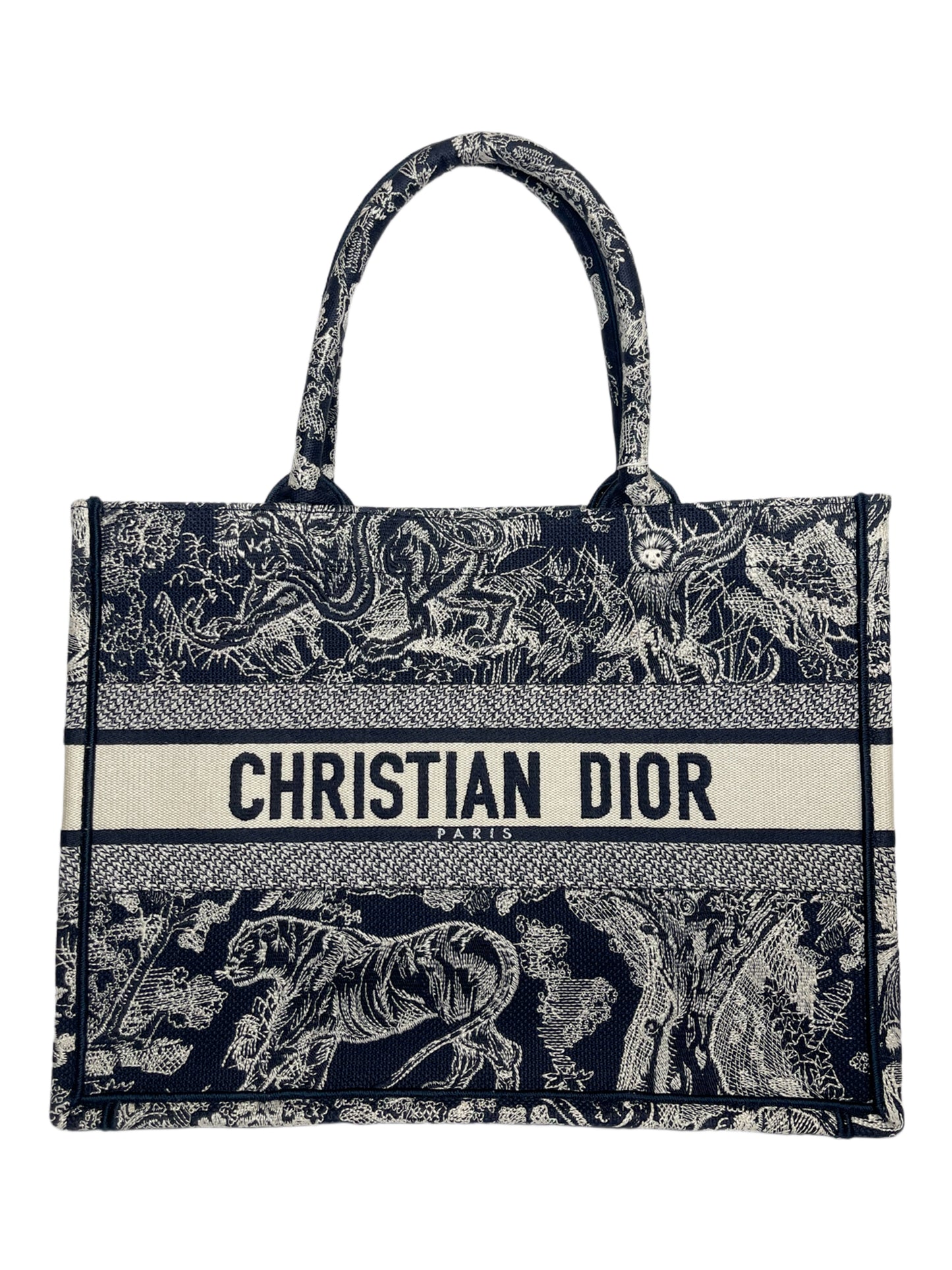B0001 Christian Dior ブックトート ミディアム Tote bag