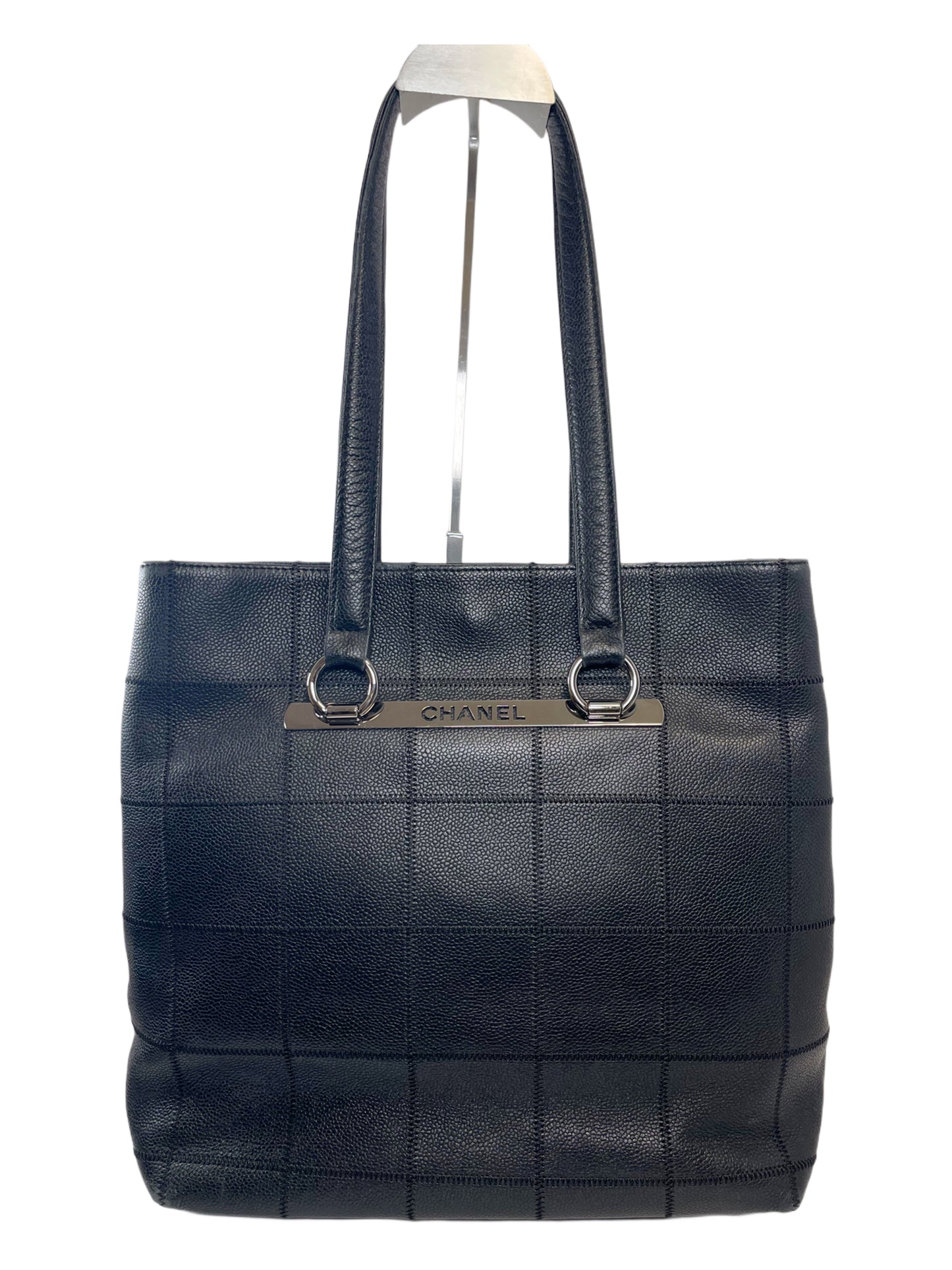 B0009 CHANEL シャネル トートバッグ 9714598 底鋲取れ シール有