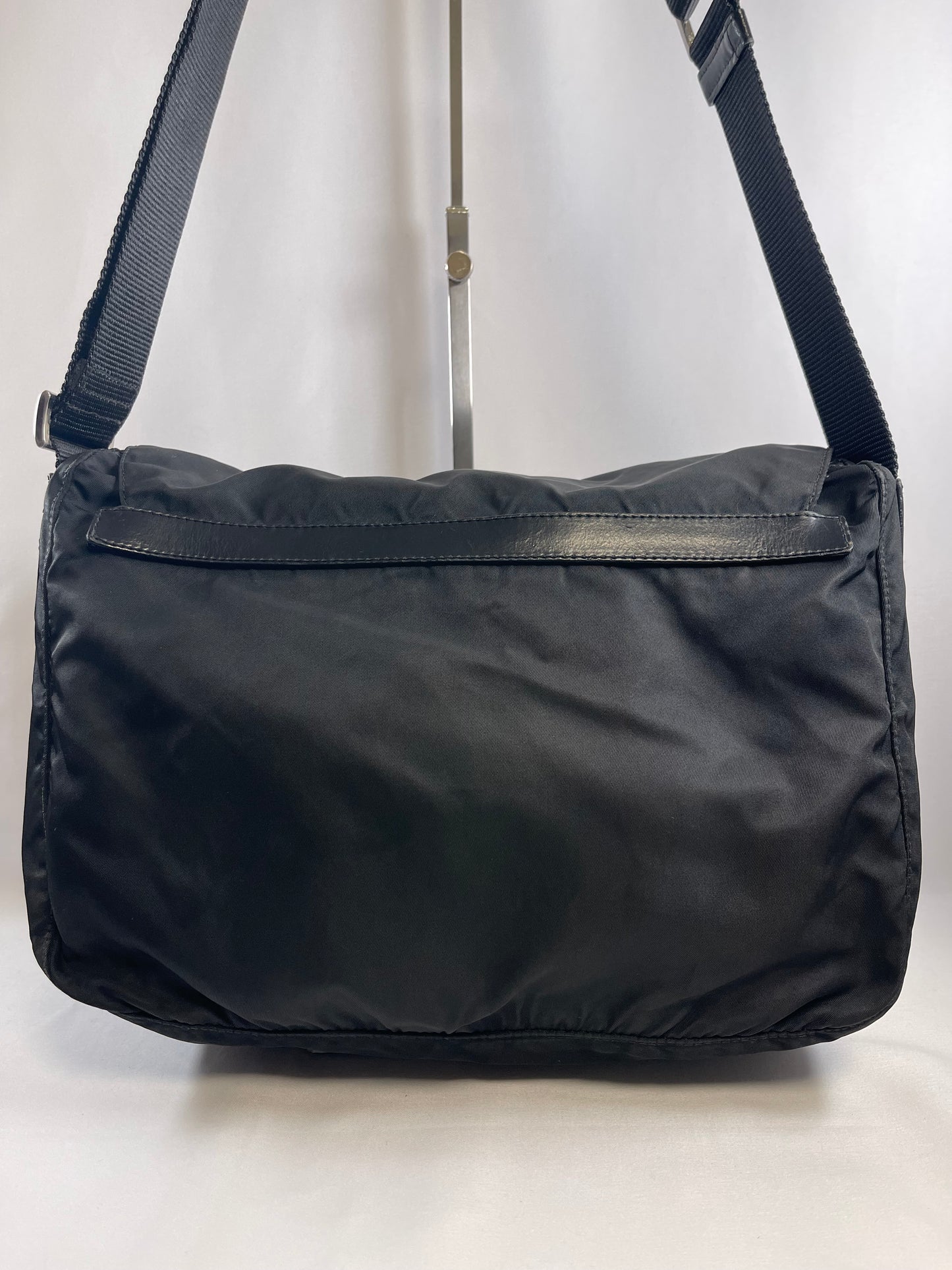 B0012 PRADA ショルダーバッグ ブラック ナイロン