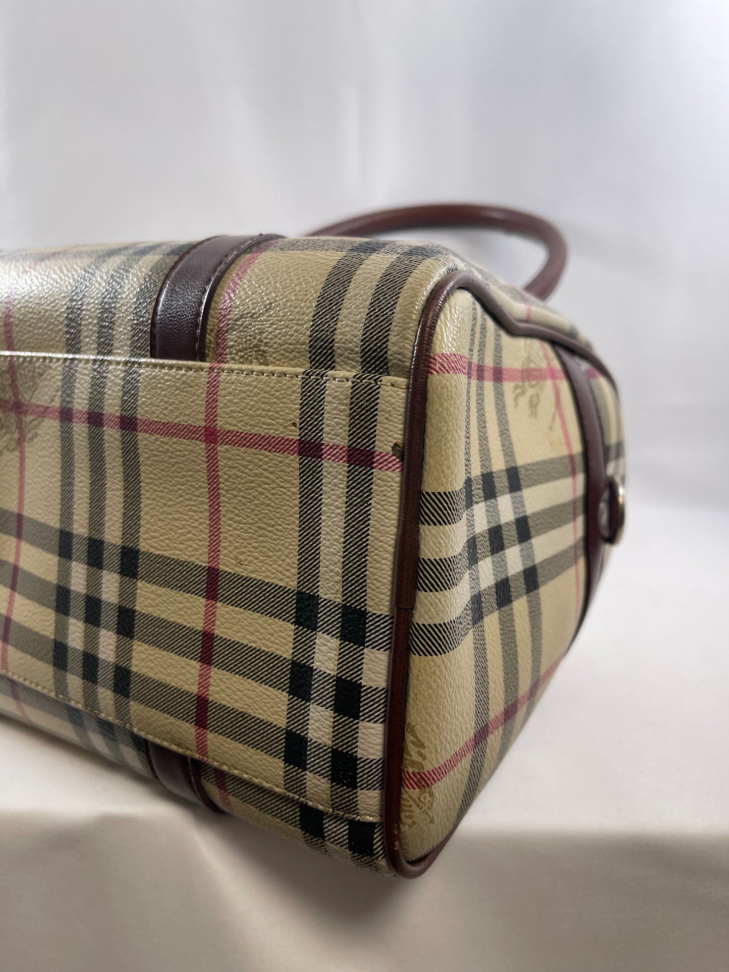 B0011 Burberry バーバリー 2way bag PVC