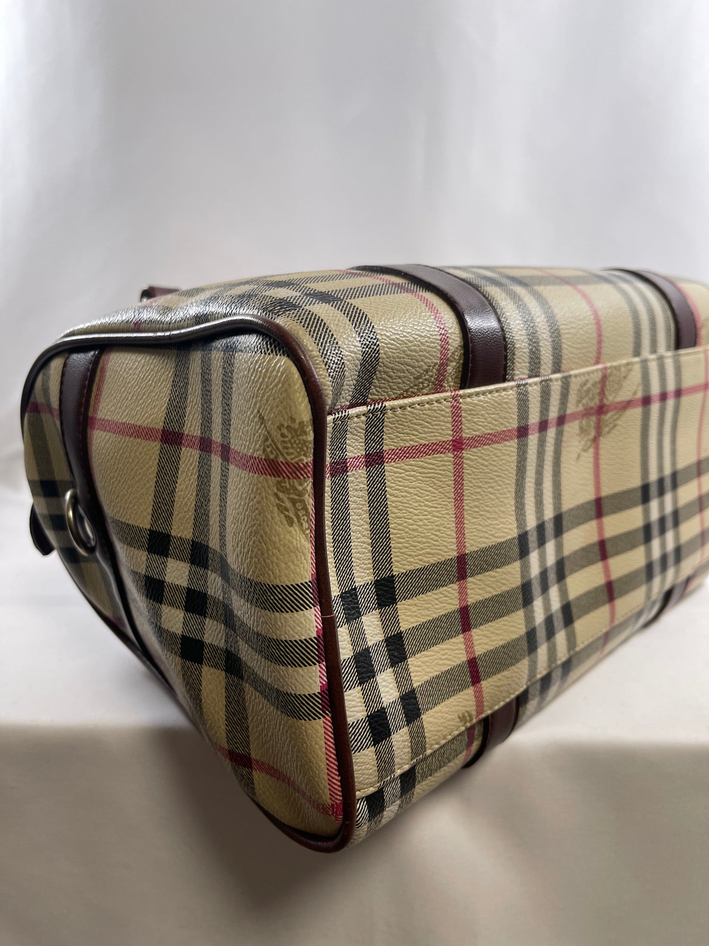 B0011 Burberry バーバリー 2way bag PVC