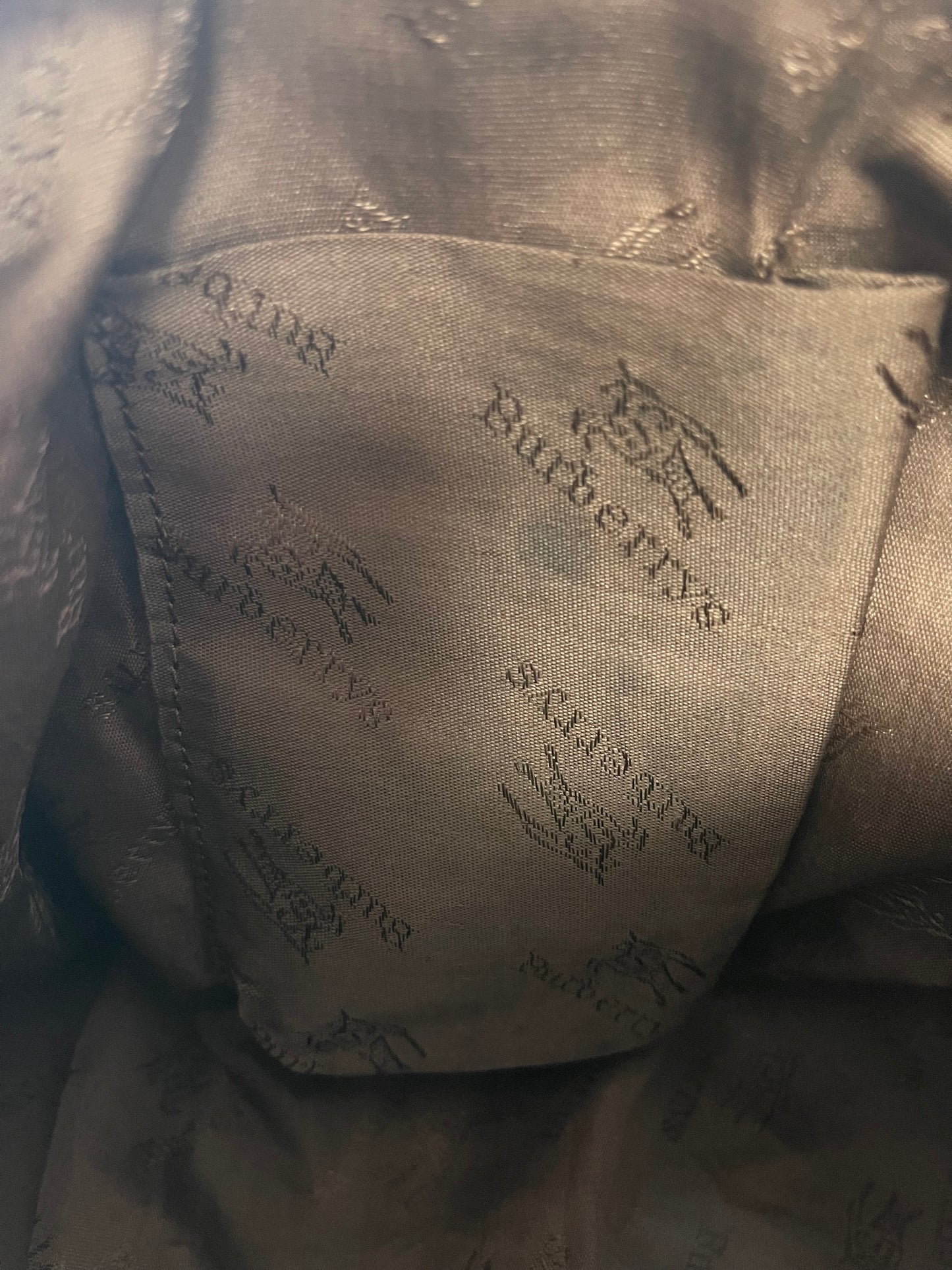 B0011 Burberry バーバリー 2way bag PVC