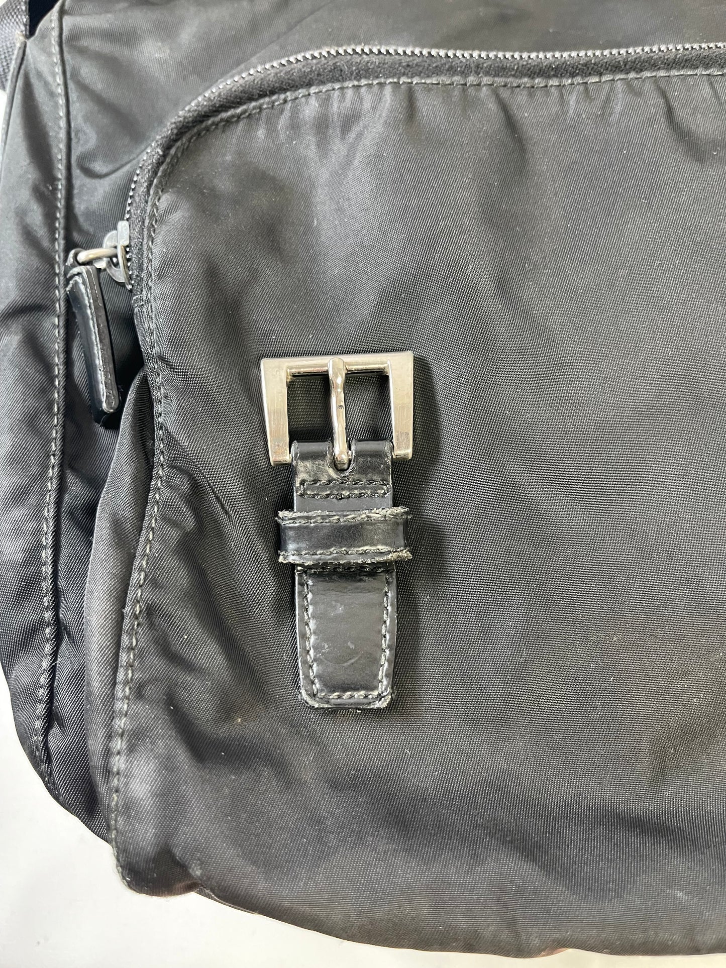 B0012 PRADA ショルダーバッグ ブラック ナイロン