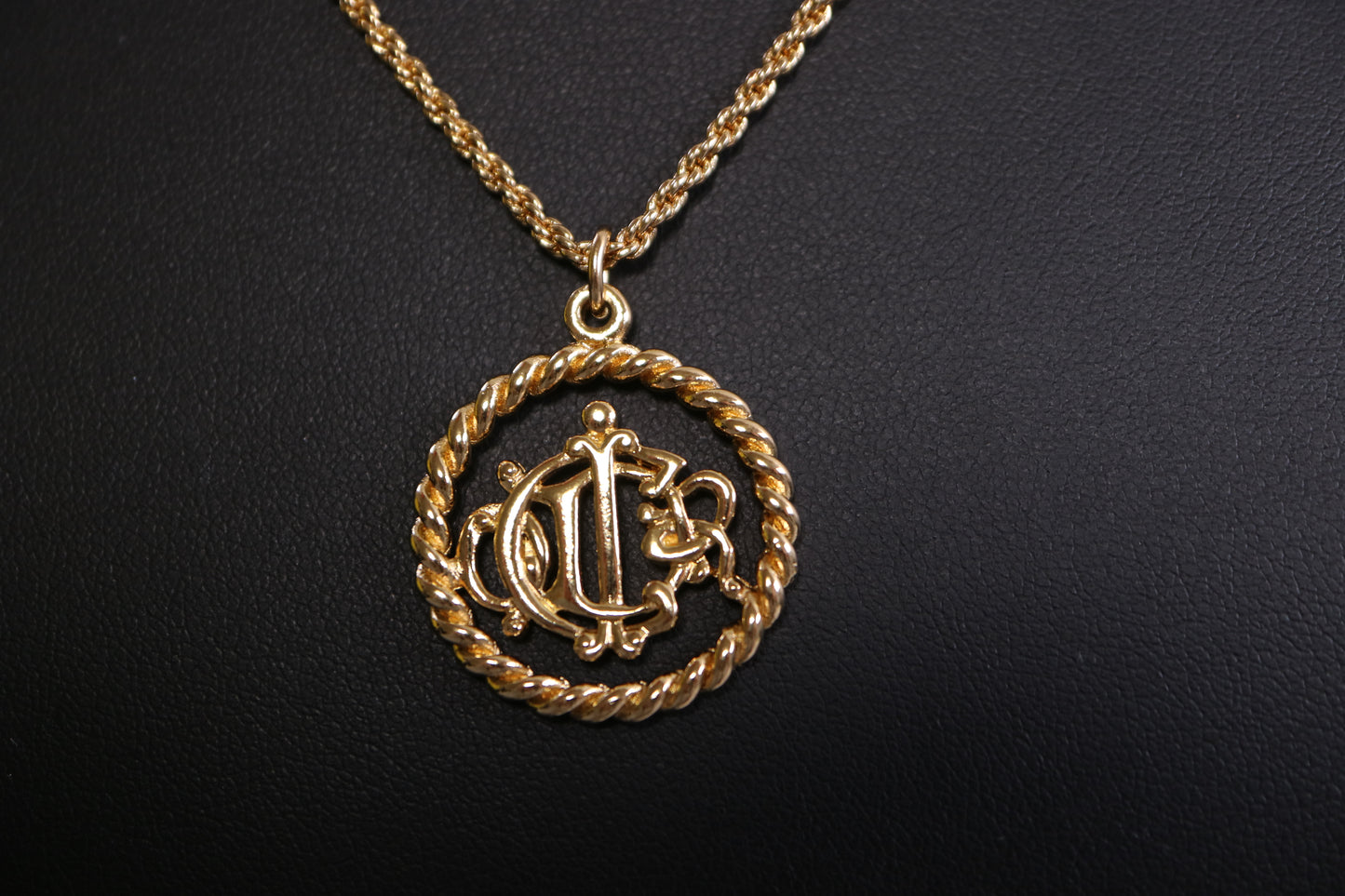 A0002 Christian Dior クリスチャンディオール ネックレス GP ゴールド