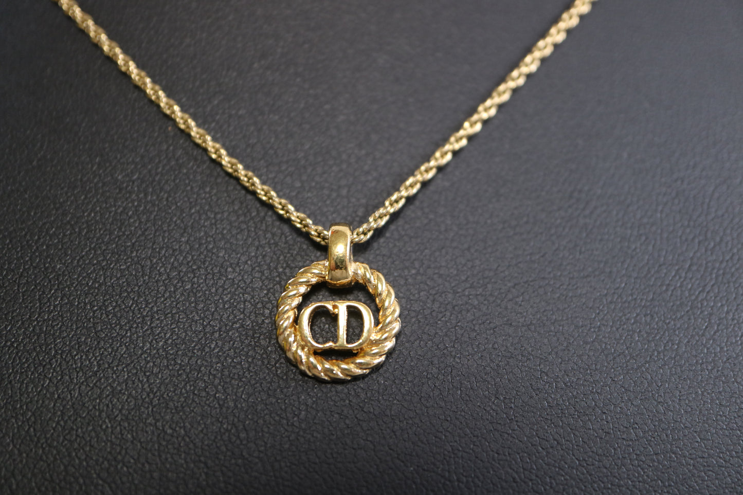 A0003 Christian Dior クリスチャンディオール ネックレス GP ゴールド