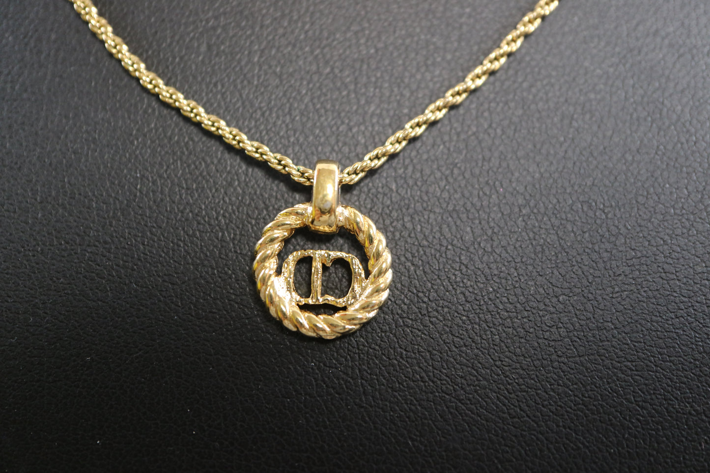 A0003 Christian Dior クリスチャンディオール ネックレス GP ゴールド