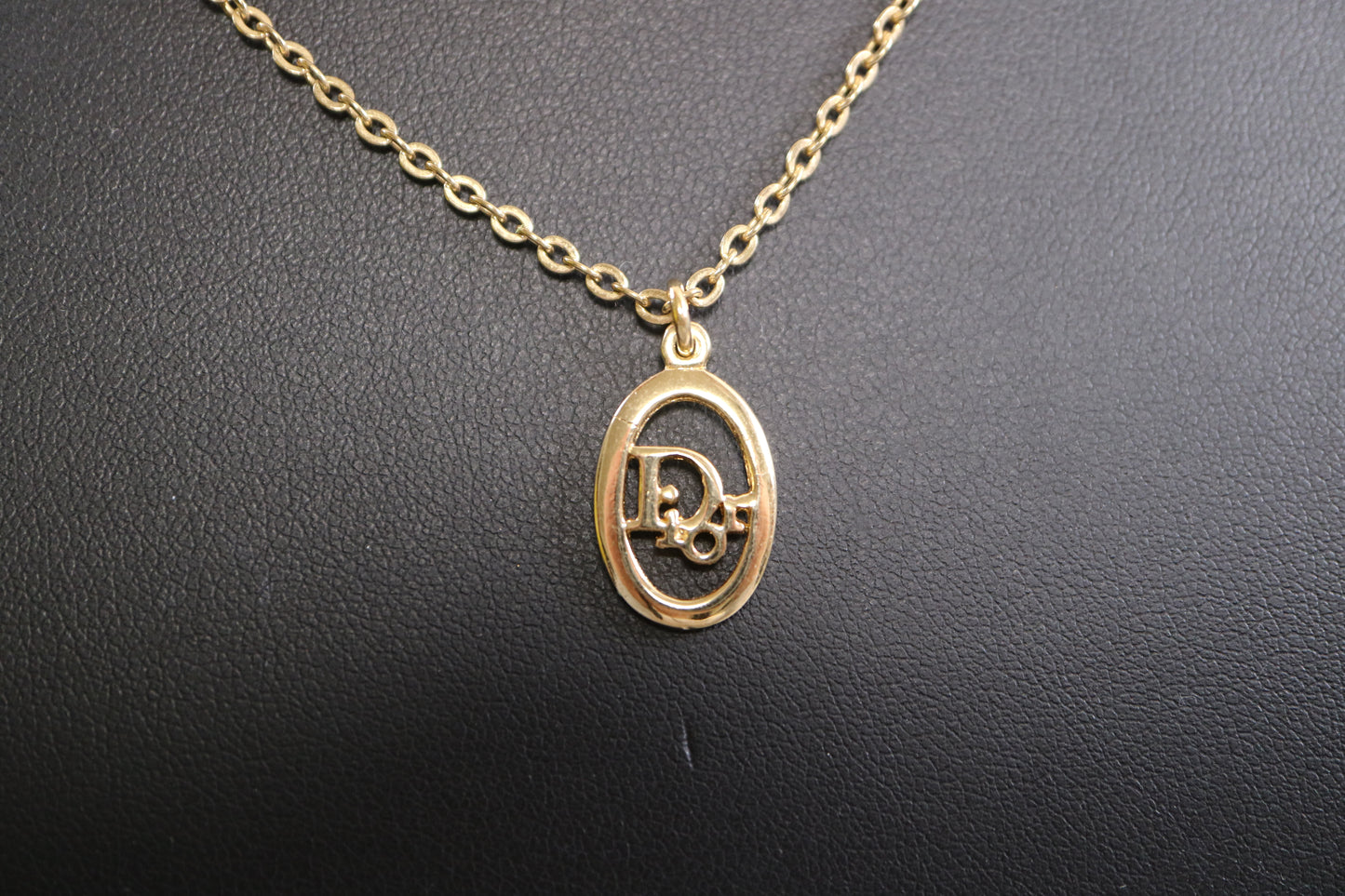 A0004 Christian Dior クリスチャンディオール ネックレス GP ゴールド