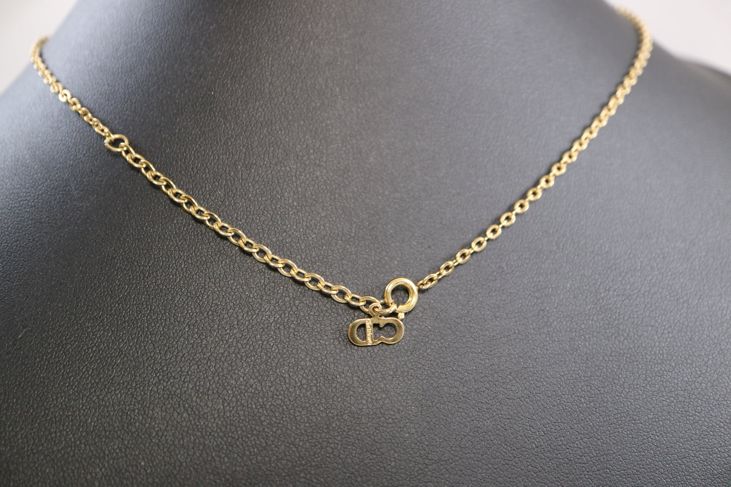 A0004 Christian Dior クリスチャンディオール ネックレス GP ゴールド