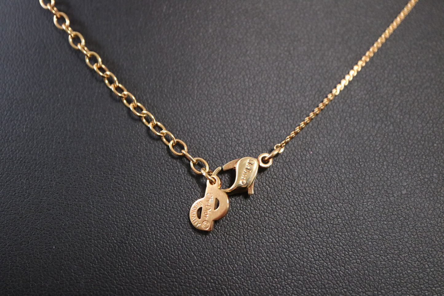 A0005 Christian Dior クリスチャンディオール ネックレス ゴールドGP