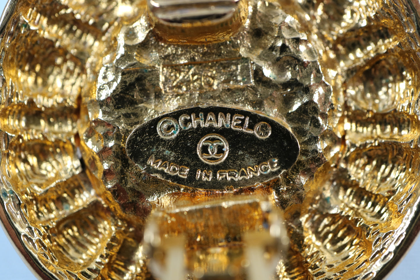 A0006 CHANEL シャネル Earrings イヤリング ゴールド パール