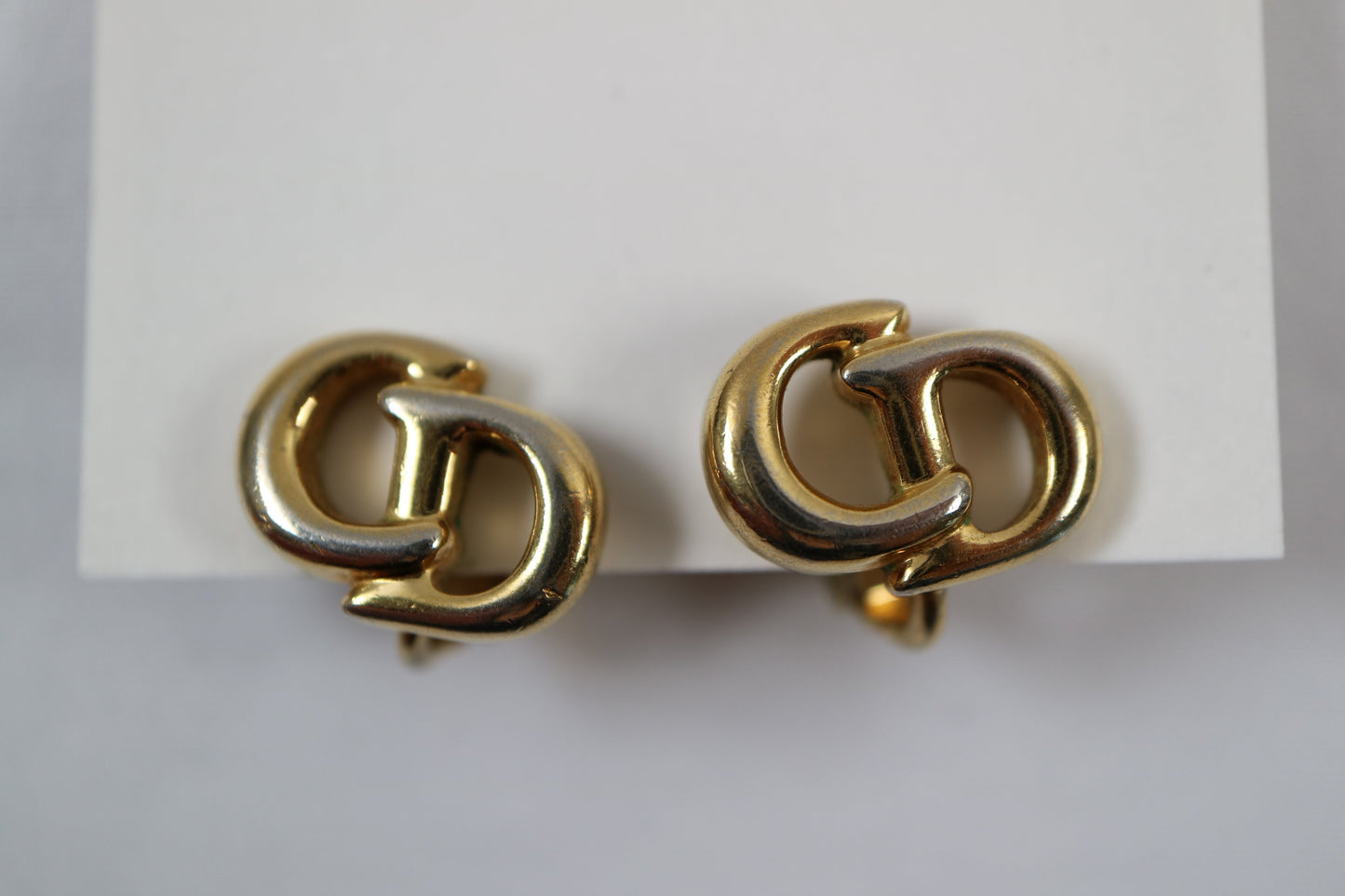 A0009 Christian Dior クリスチャンディオール Earrings イヤリング GP ゴールド