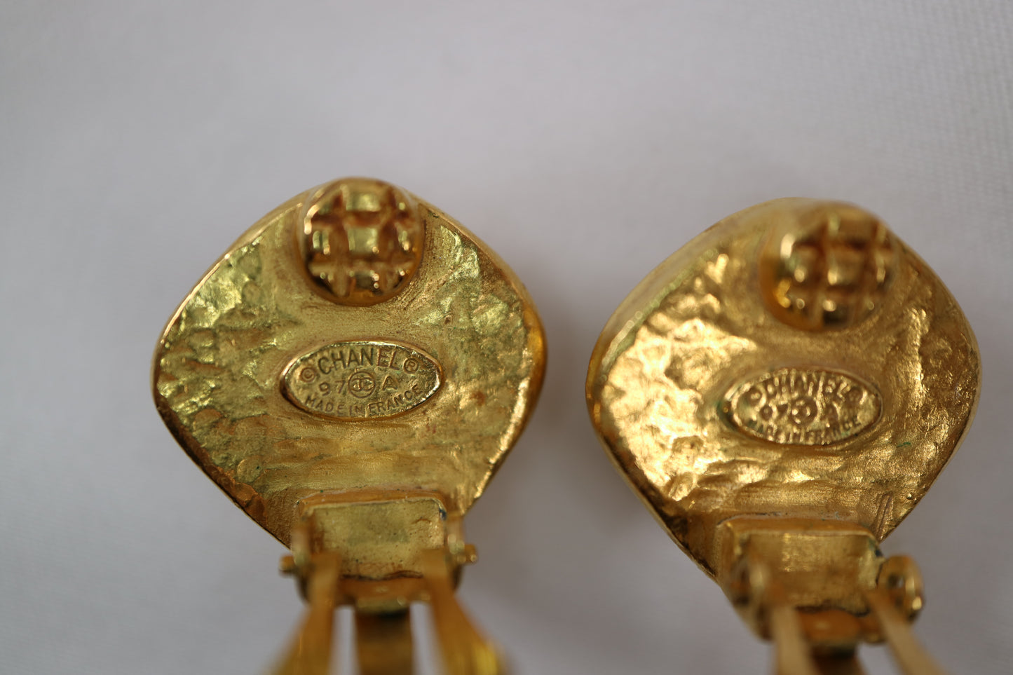 A0007 CHANEL シャネル earrings イヤリング ゴールド パール