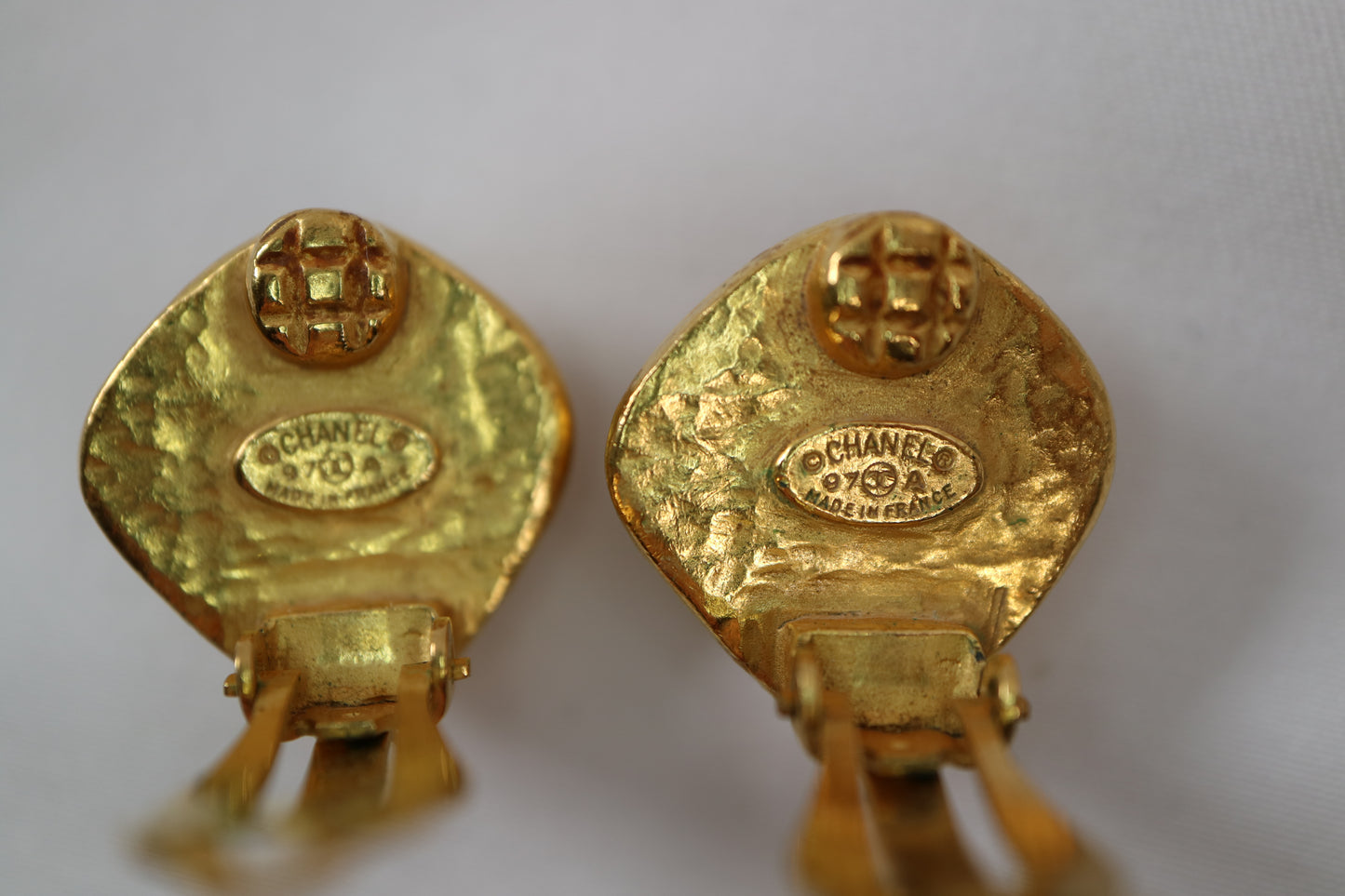 A0007 CHANEL シャネル earrings イヤリング ゴールド パール