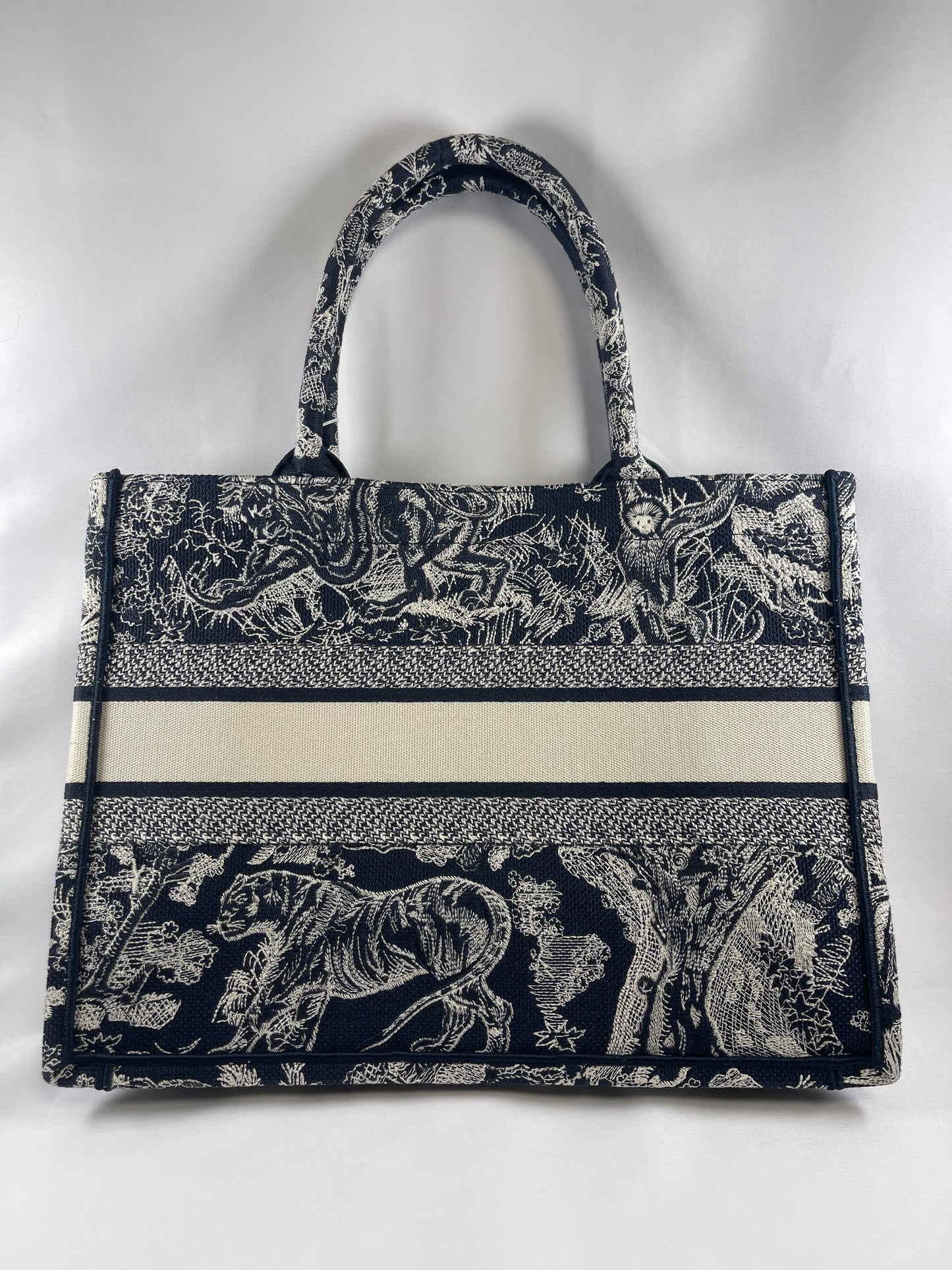 B0001 Christian Dior ブックトート ミディアム Tote bag