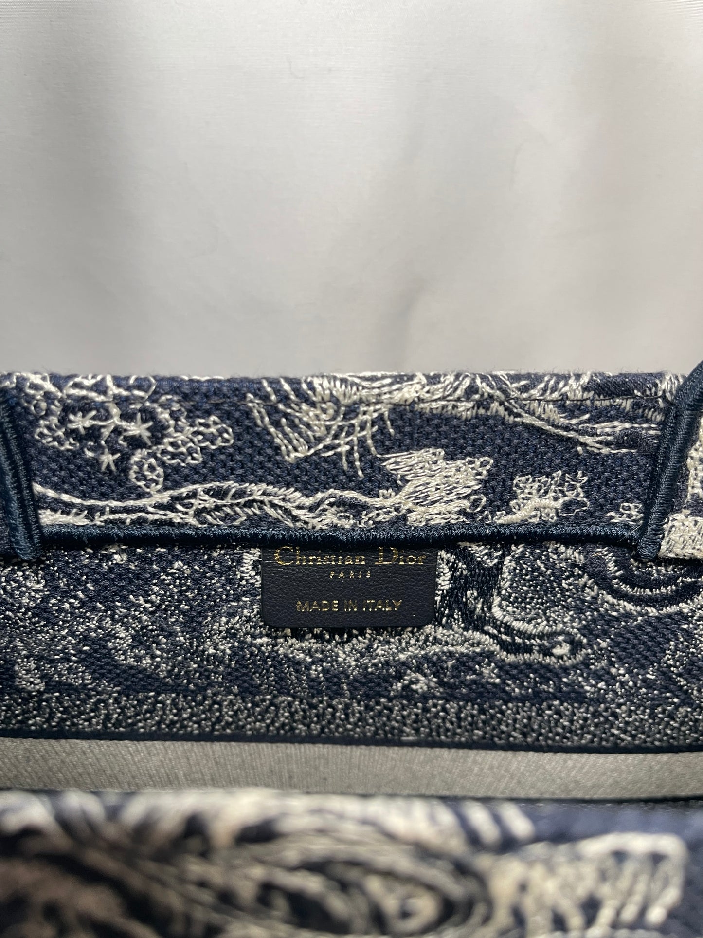 B0001 Christian Dior ブックトート ミディアム Tote bag