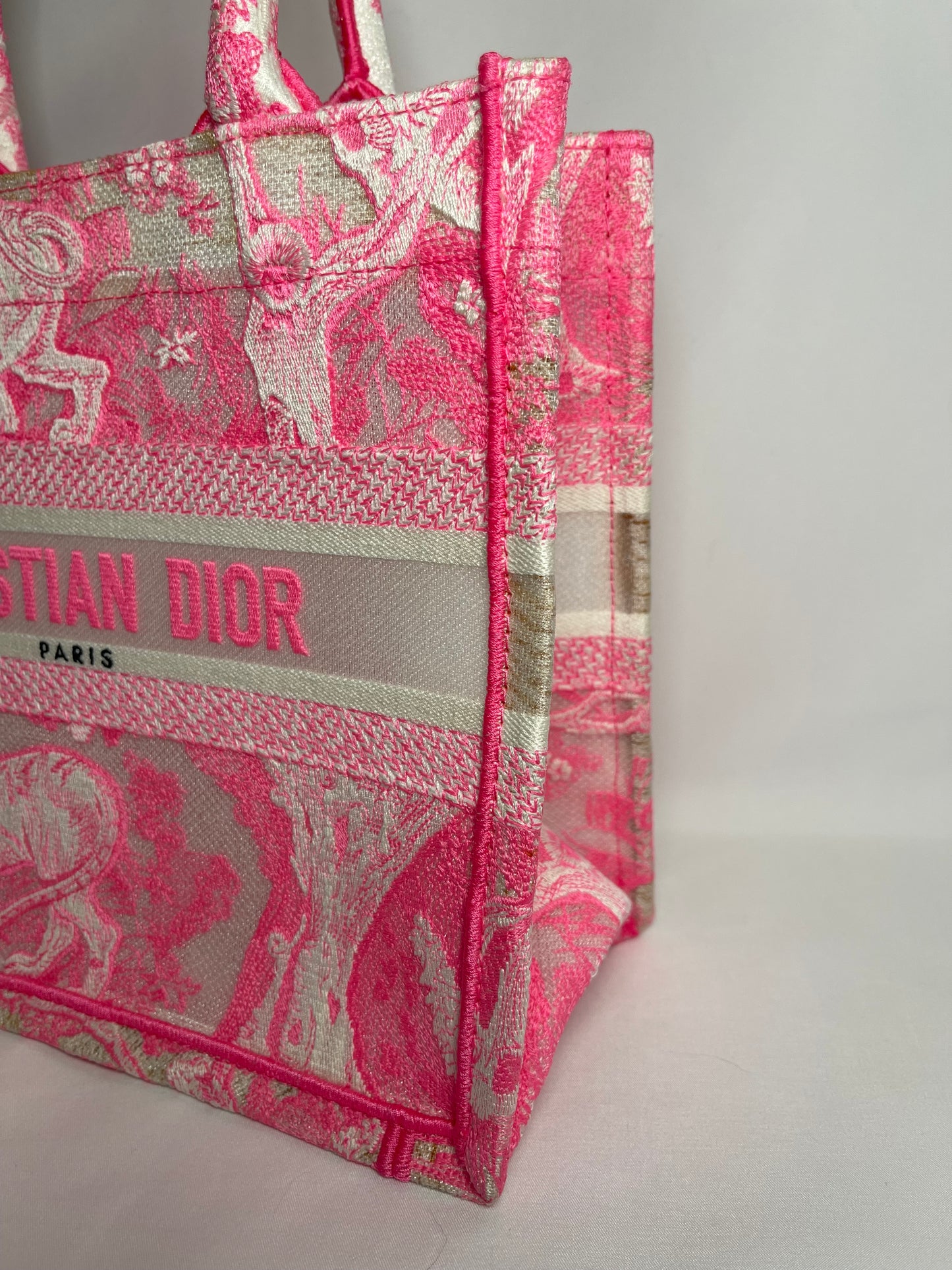 B0002 Christian Dior ディオール ブックトート バッグ スモール Hand bag