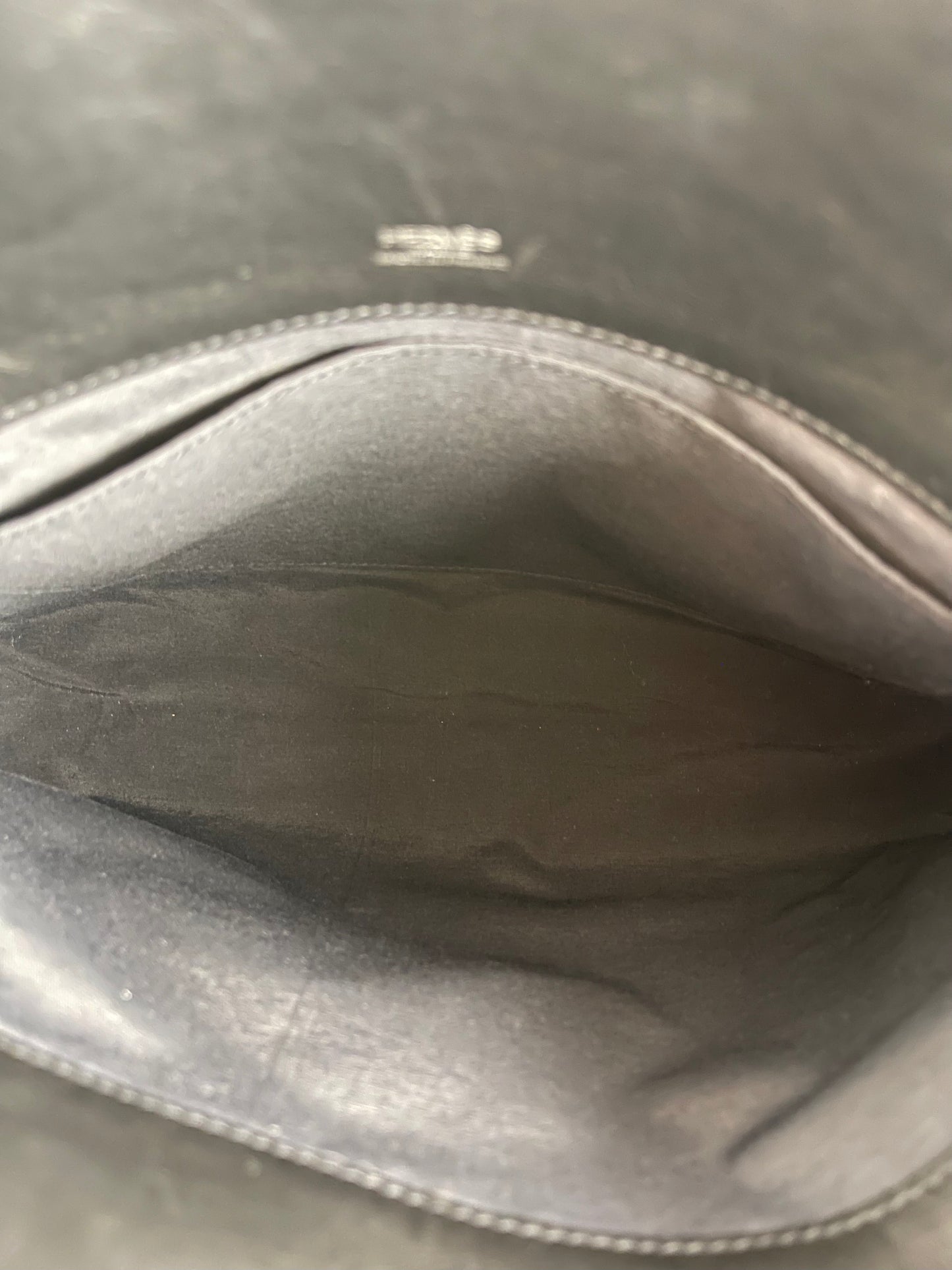 B0003 HERMES エルメス サックイブーPM 黒 トワルアッシュ □I刻印 Hand bag Tote bag