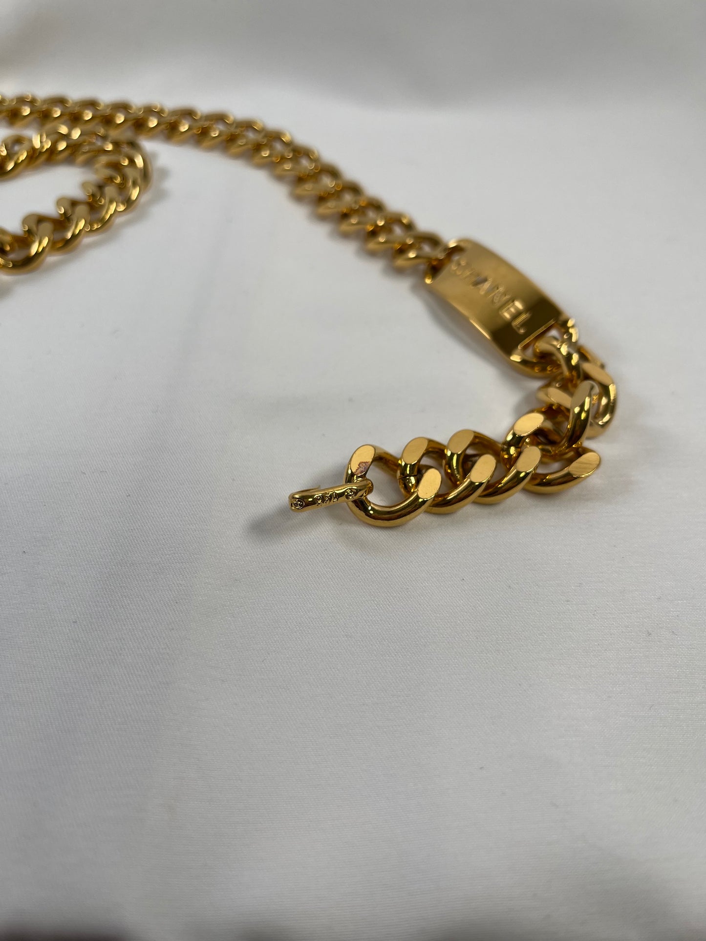 A0010 CHANEL シャネル chain belt チェーンベルト ゴールド