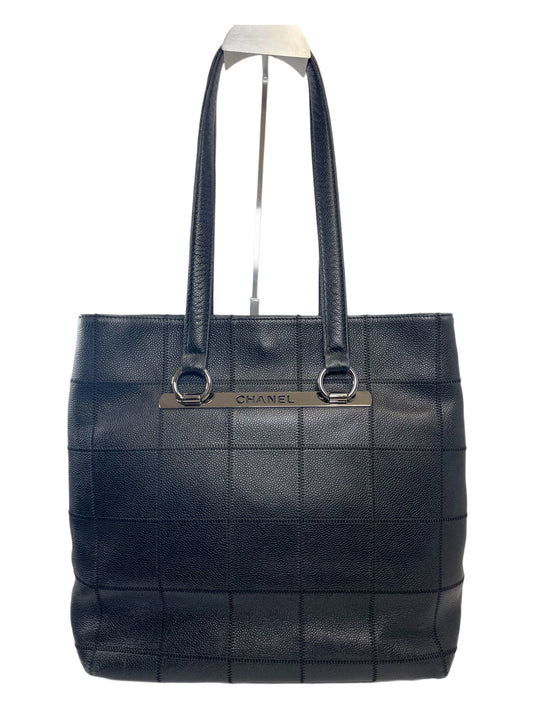 B0009 CHANEL シャネル トートバッグ 9714598 底鋲取れ シール有