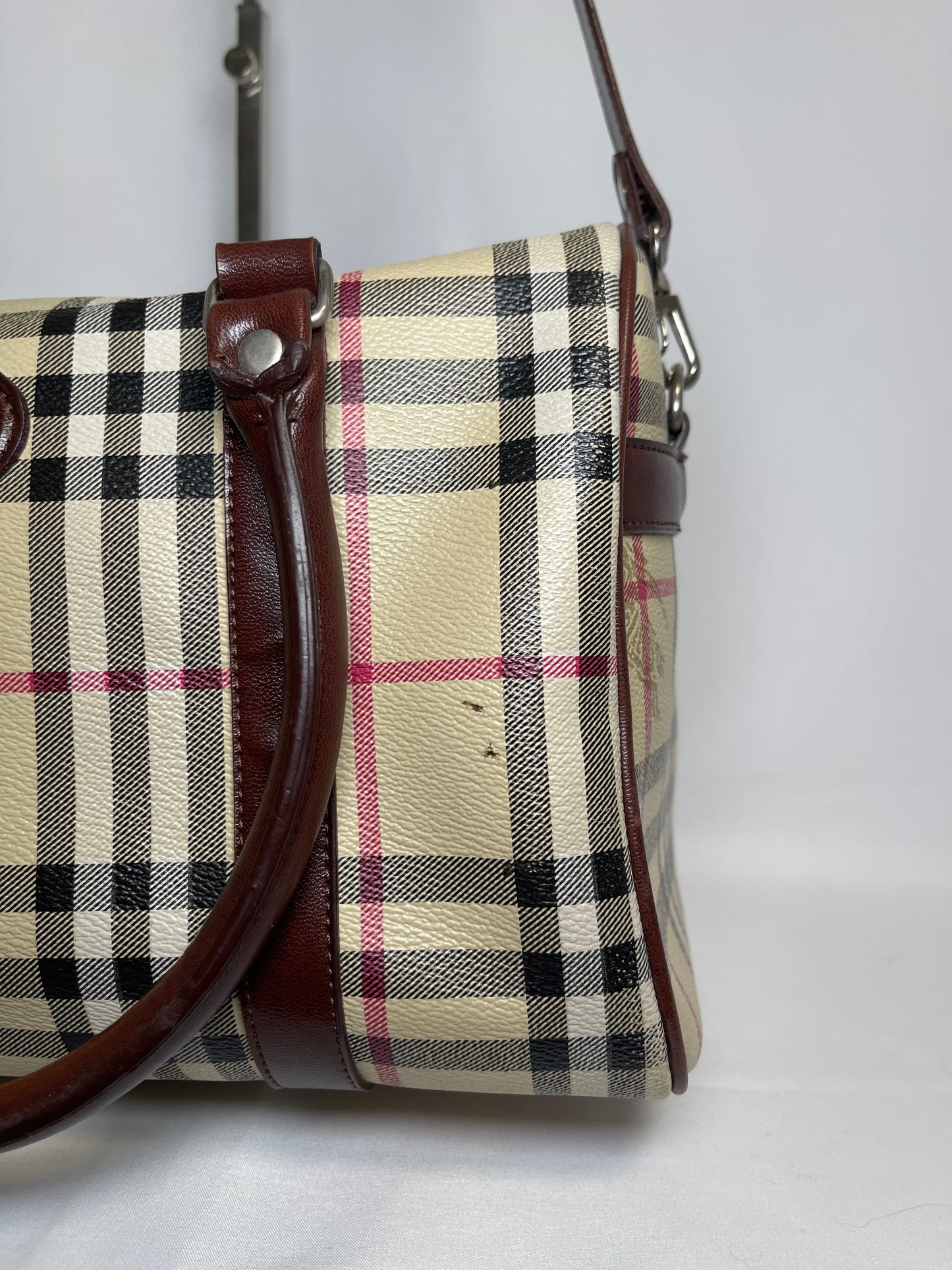 B0011 Burberry バーバリー 2way bag PVC