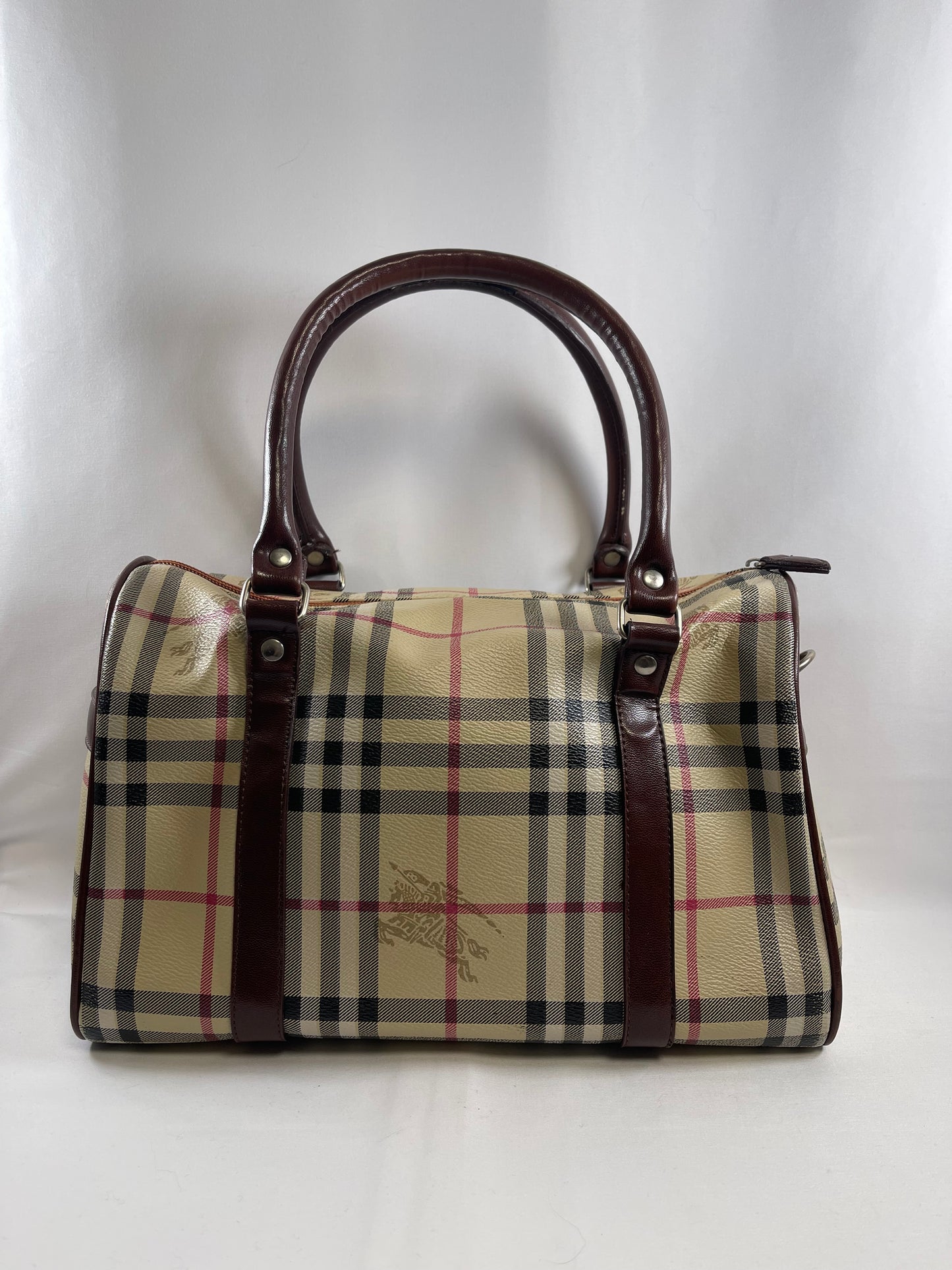 B0011 Burberry バーバリー 2way bag PVC