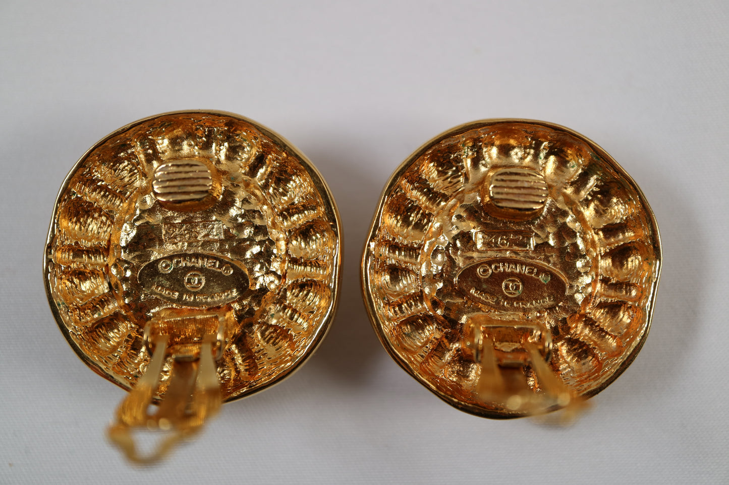 A0006 CHANEL シャネル  Earrings イヤリング ゴールド パール