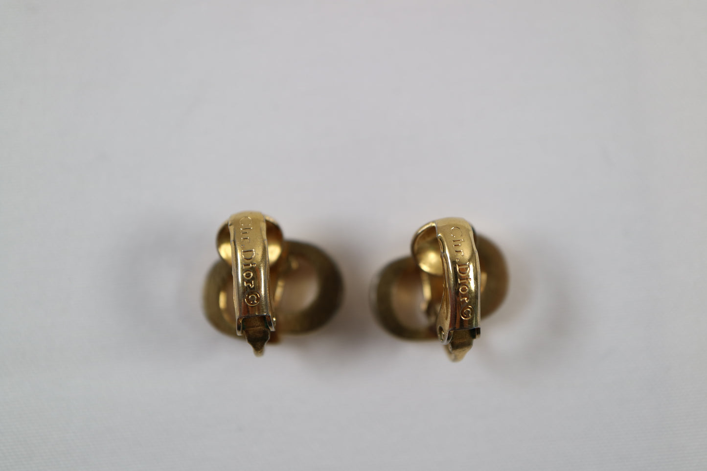 A0009 Christian Dior クリスチャンディオール Earrings イヤリング GP ゴールド